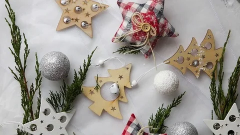 Christmas background Stock Footage 119817112