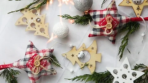 Christmas background Stock Footage 119817133