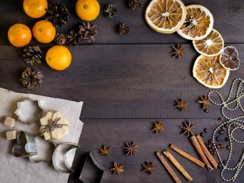 Christmas background frame Stock Photos