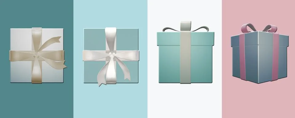 Christmas background with gift boxes Stock Illustration