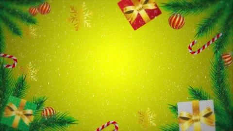 Christmas background with gift tree and snow 스톡 동영상 224460794