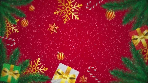 Christmas background with gift tree and snow 스톡 동영상 224461201