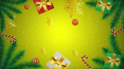 Christmas background with gift tree and snow 스톡 동영상 224462892