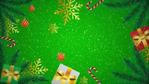 Christmas background with gift tree and snow 스톡 동영상 224462965