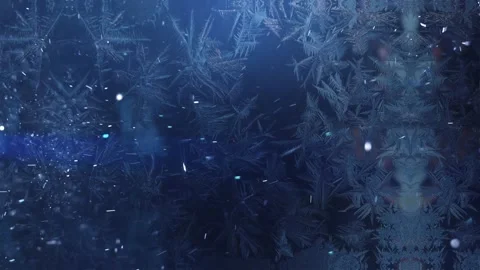 Christmas background. Glowing back with particles. animated background	 Stock Footage 233248942