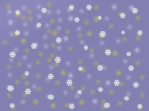 Christmas background with gradient and falling snowflakes. Stock Illustration