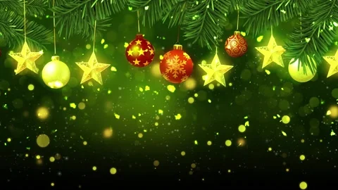 Christmas Background Green Stock Footage 249444891
