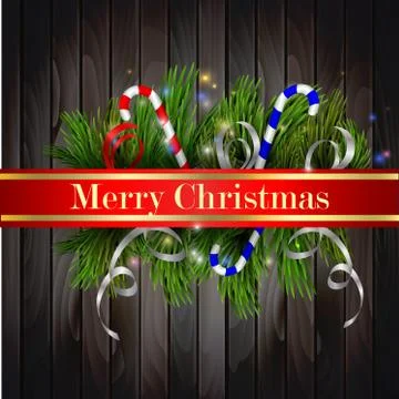 Christmas background grey Stock Illustration