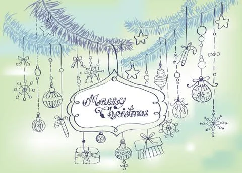 Christmas background Stock Illustration