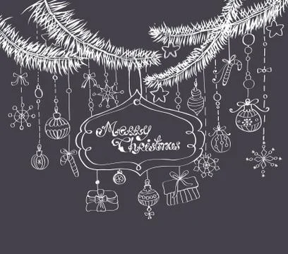 Christmas background Stock Illustration