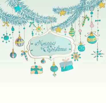Christmas background Stock Illustration