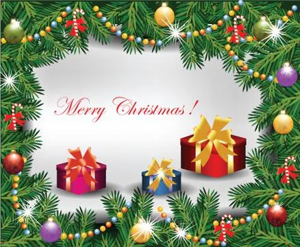 Christmas background Stock Illustration