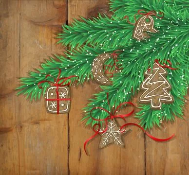 Christmas background Stock Illustration