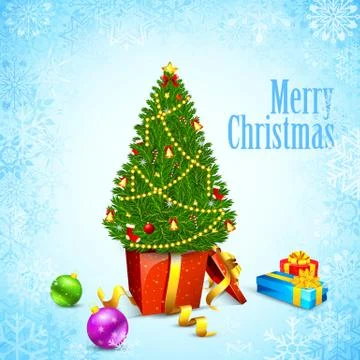 Christmas Background Stock Illustration