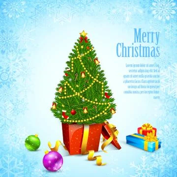 Christmas Background Stock Illustration