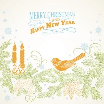 Christmas background. Stock Illustration