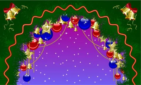 Christmas Background Illustrazione stock