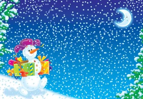 Christmas background Stock Illustration