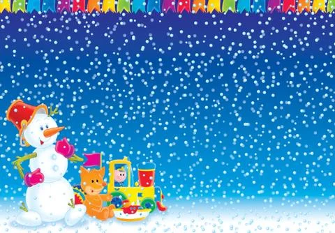 Christmas background Illustrazione stock