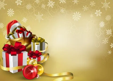 Christmas background Stock Illustration