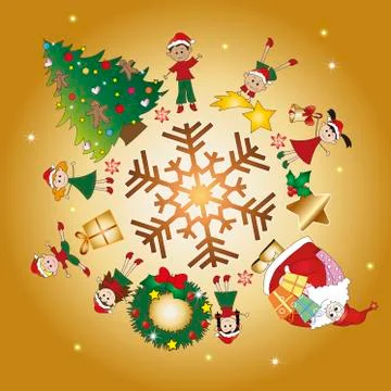 Christmas background Stock Illustration