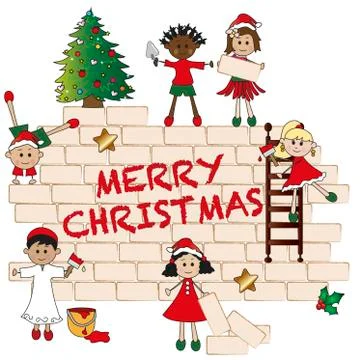 Christmas background Stock Illustration