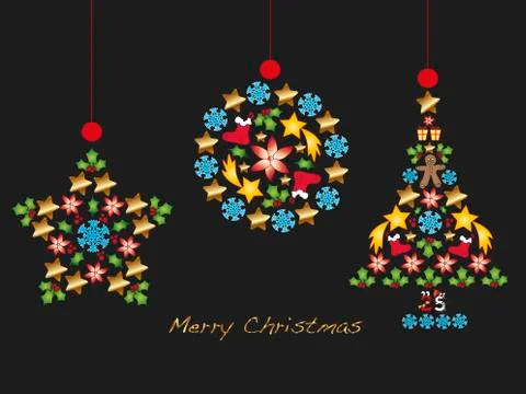 Christmas background Stock Illustration