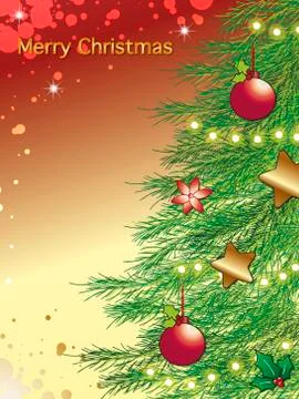 Christmas background Stock Illustration