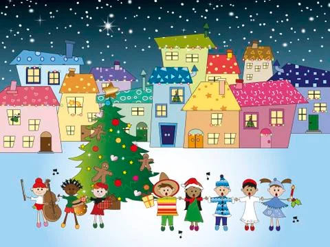Christmas background Stock Illustration