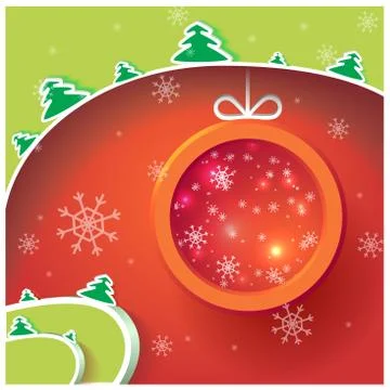Christmas background Stock Illustration