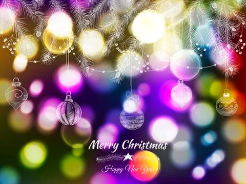 Christmas background Stock Illustration