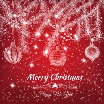 Christmas background Stock Illustration