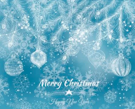 Christmas background Illustrazione stock