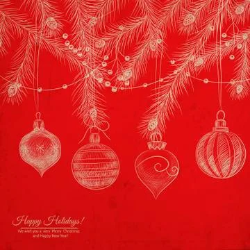 Christmas background Stock Illustration