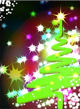 Christmas background. Ilustración de archivo