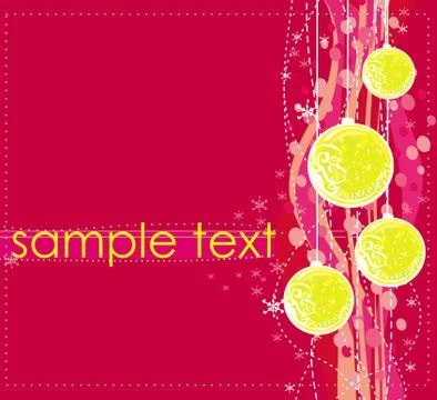  Christmas background Stock Illustration