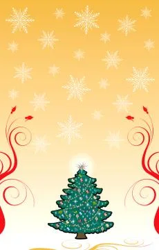 Christmas Background  Stock Illustration