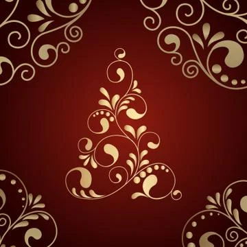 Christmas background Stock Illustration