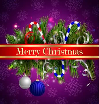 Christmas background Stock Illustration