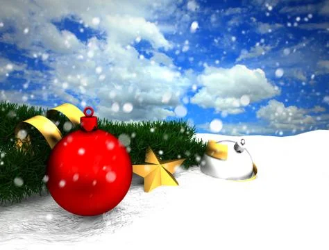 Christmas background Stock Illustration