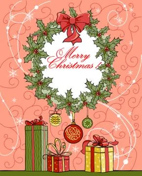 Christmas background Stock Illustration