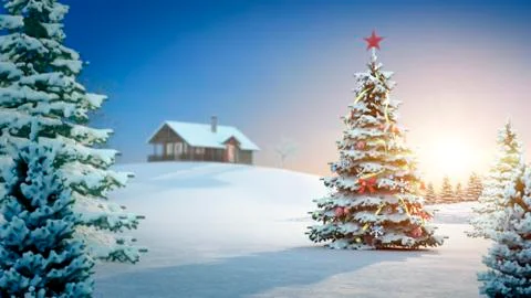 Christmas background Stock Illustration