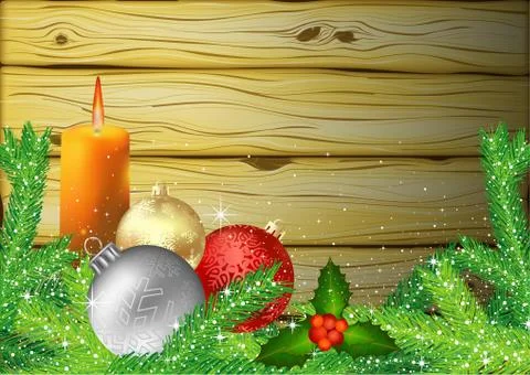 Christmas Background Stock Illustration