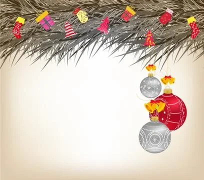 Christmas background Stock Illustration
