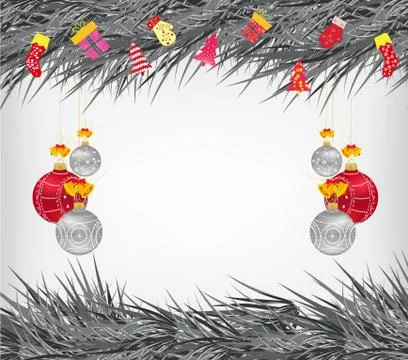 Christmas background Illustrazione stock