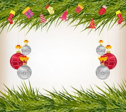 Christmas background Illustrazione stock