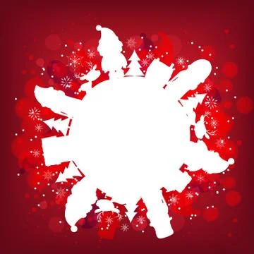 Christmas background Illustrazione stock