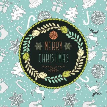 Christmas Background Stock Illustration