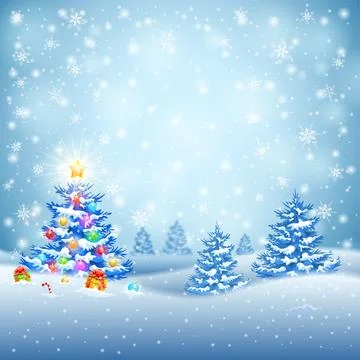 Christmas Background Stock Illustration