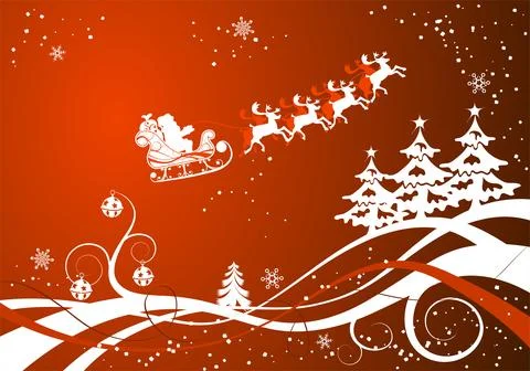 Christmas background Stock Illustration